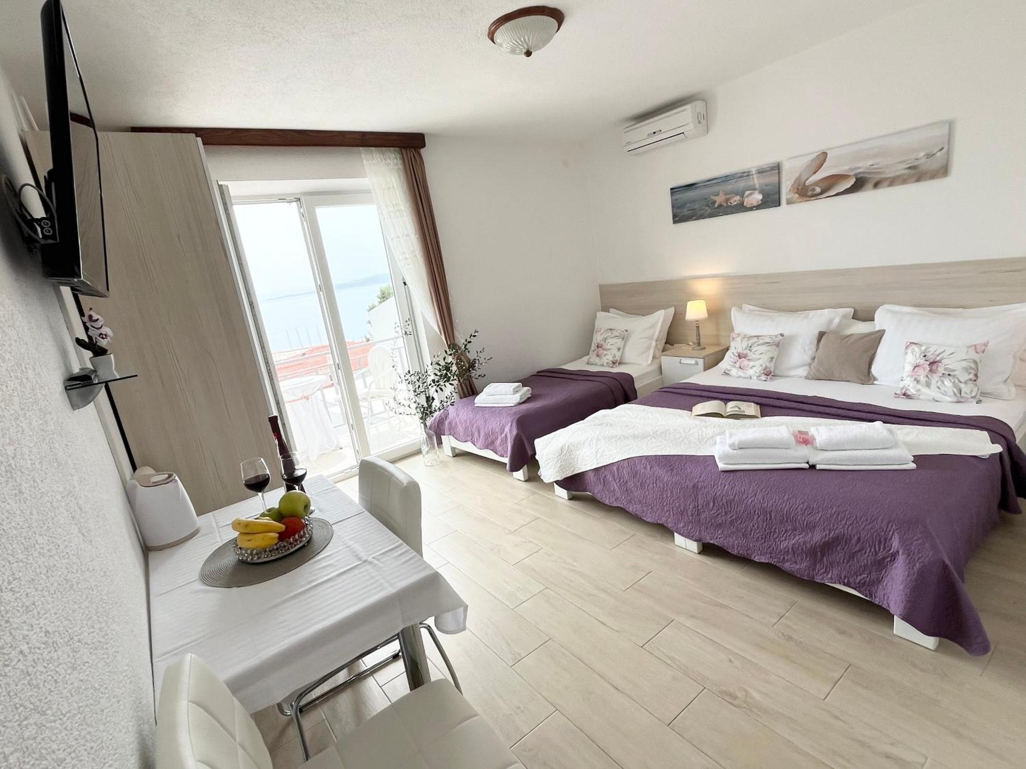 Apartments Irma Baška Voda Esterno foto