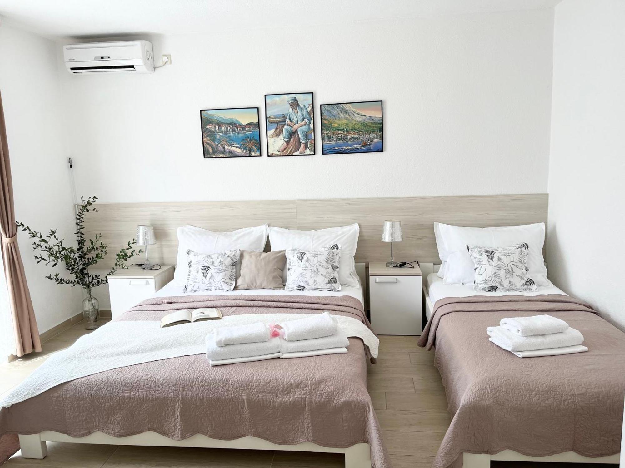 Apartments Irma Baška Voda Esterno foto